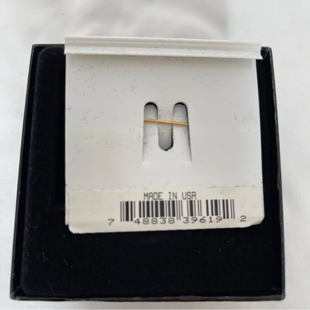 NWT AK Anne Klein Gold tone Polished Butterfly Shape Pin Brooch signed